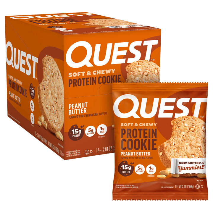 Quest Nutrition Quest Protein Cookie in Peanut Butter, product image 4.