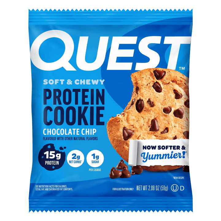 Quest Nutrition Quest Protein Cookie in Chocolate Chip #Size_1 cookie, product image 10.