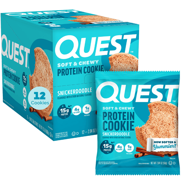 Quest Nutrition Quest Protein Cookie in Snickerdoodle #Size_12 cookies, product image 24.