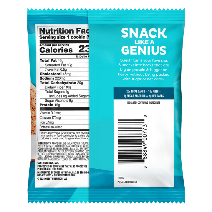 Quest Nutrition Quest Protein Cookie in Snickerdoodle #Size_1 cookie, product image 22.