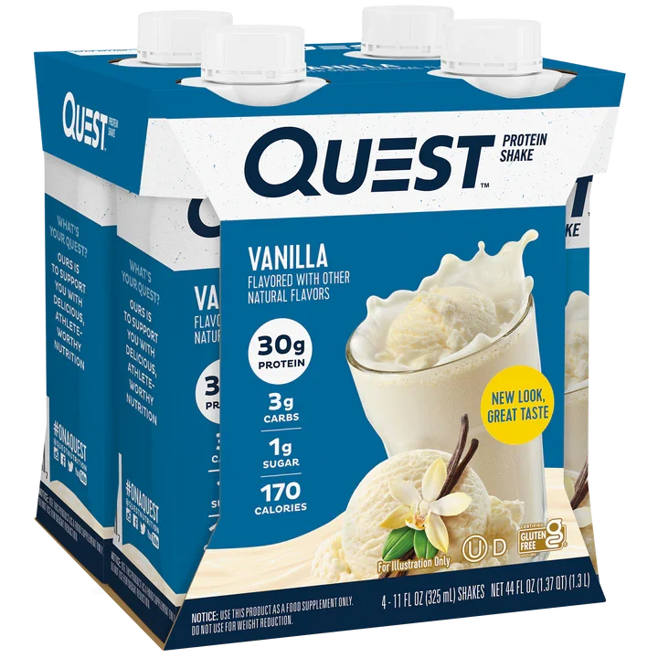 Quest Nutrition Protein Shake RTD in Vanilla, 11 fl oz, product image 9.
