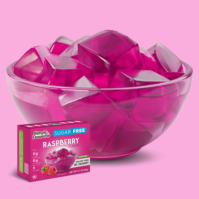 Simply Desserts Sugar Free Jel Dessert - Raspberry (0.7oz)