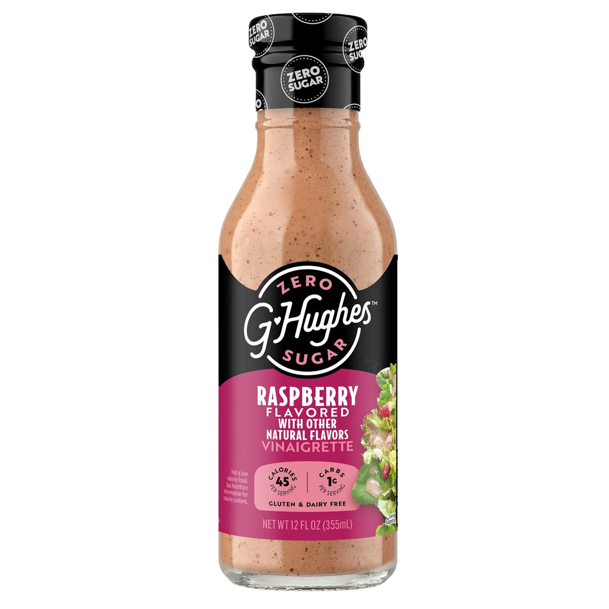 G Hughes Smokehouse Sugar Free Salad Dressing (12 fl oz) - Raspberry Vinaigrette