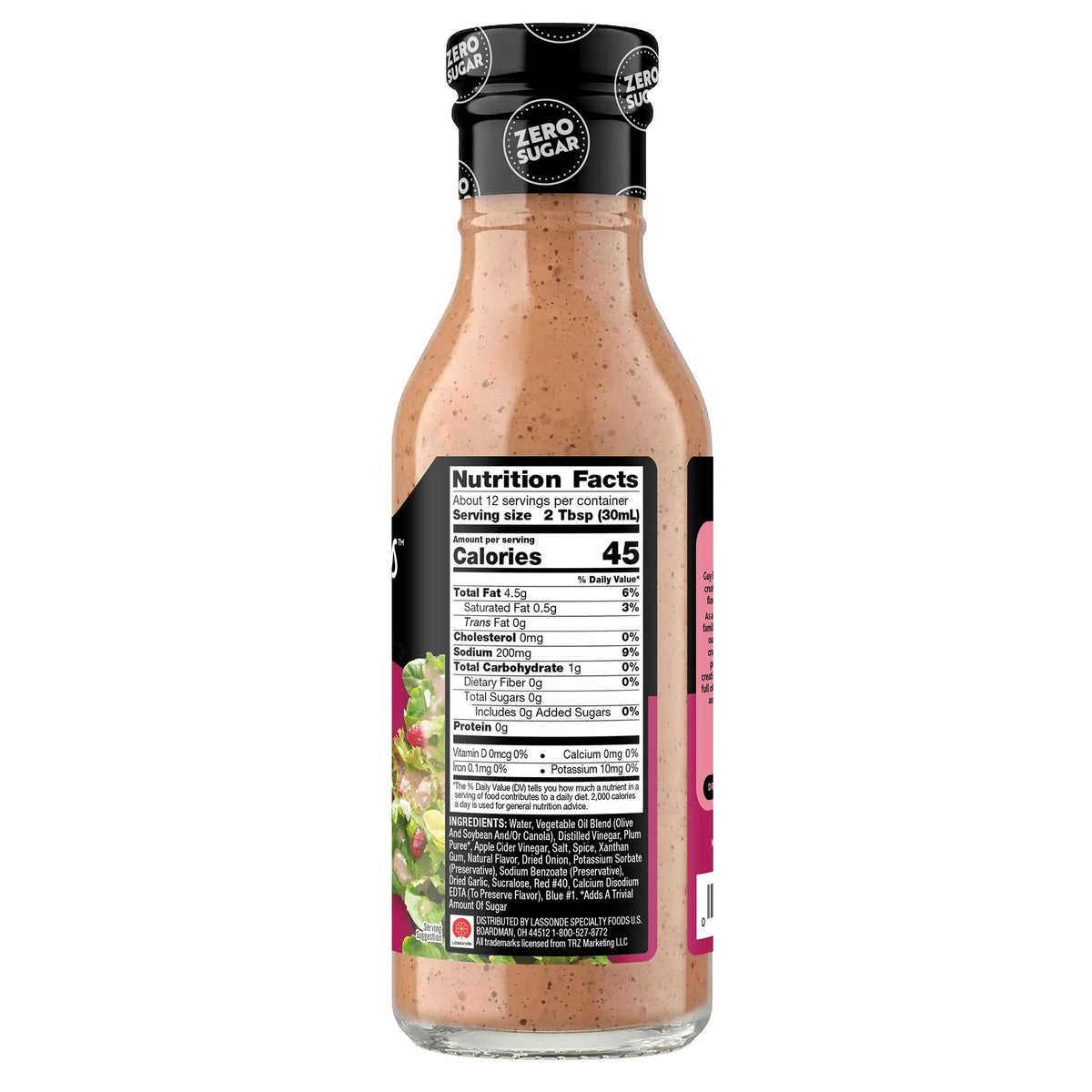 G Hughes Smokehouse Sugar Free Salad Dressing (12 fl oz) - Raspberry Vinaigrette