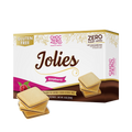Front package of ChocZero Jolies Dark Chocolate Raspberry Cookies, 8 oz