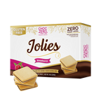 Front package of ChocZero Jolies Dark Chocolate Raspberry Cookies, 8 oz