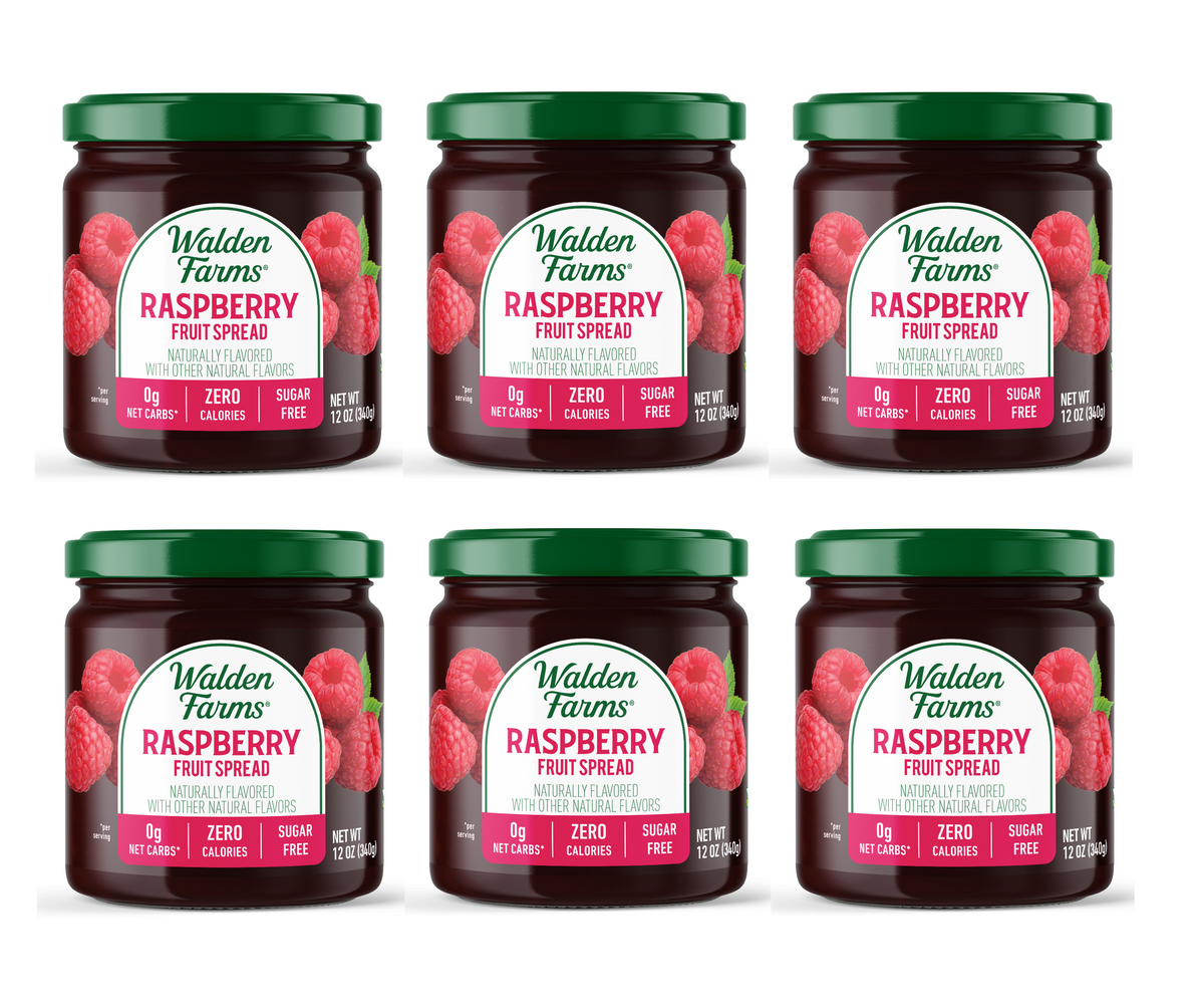 Walden Farms Fruit Spread, Raspberry, Case of 6.