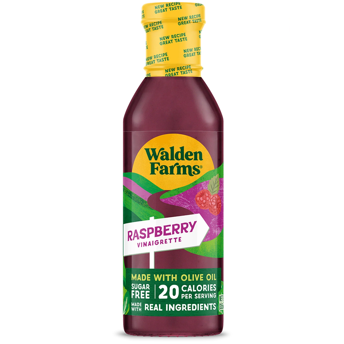 Walden Farms Dressing, Raspberry Vinaigrette flavor.