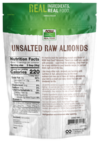 NOW Almonds, Unsalted, 16 oz (454 g) — gallery image 2