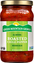 Green Mountain Gringo - Roasted Chile Pepper Medium Salsa