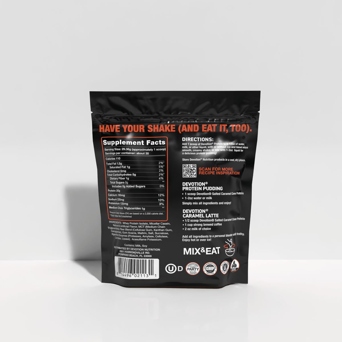 Devotion Nutrition Protein Powder - Salted Caramel Cone