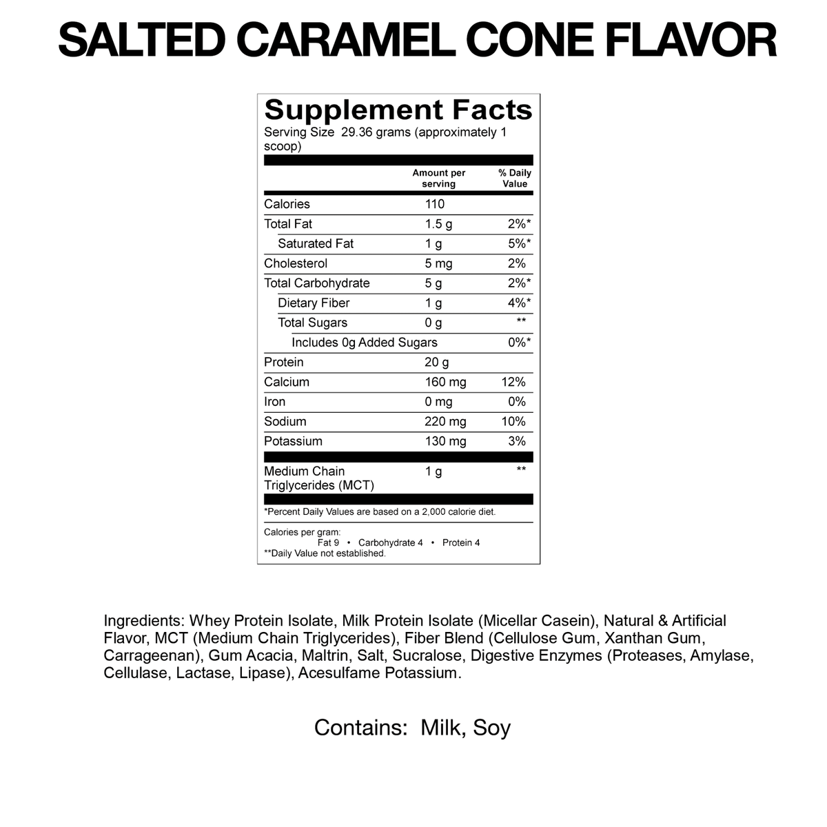 Devotion Nutrition Protein Powder - Salted Caramel Cone
