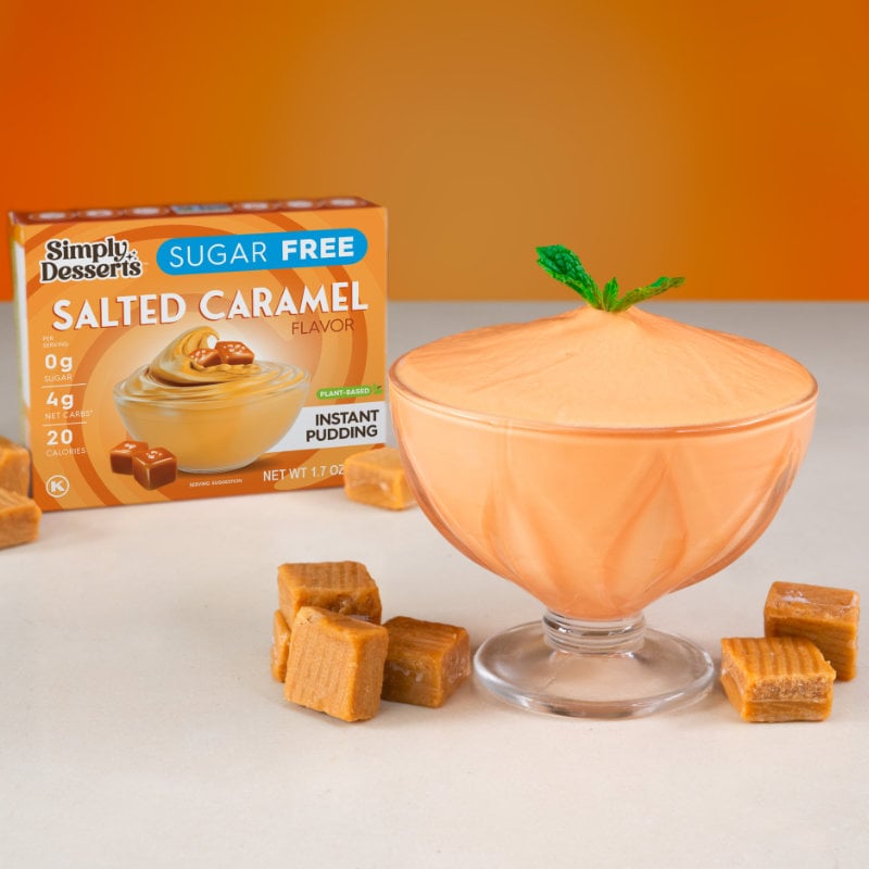 Simply Desserts Sugar Free Instant Pudding - Salted Caramel