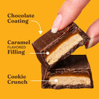 Catalina Crunch Dark Chocolate Cookie Bar, 4.6 oz (4 bars) - Sea Salt Caramel