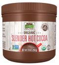 NOW Organic Slender Hot Cocoa, No Sugar Added 10 oz product package