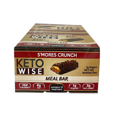 Healthsmart Keto Wise Meal Bar - S'mores Crunch, 12 Bars