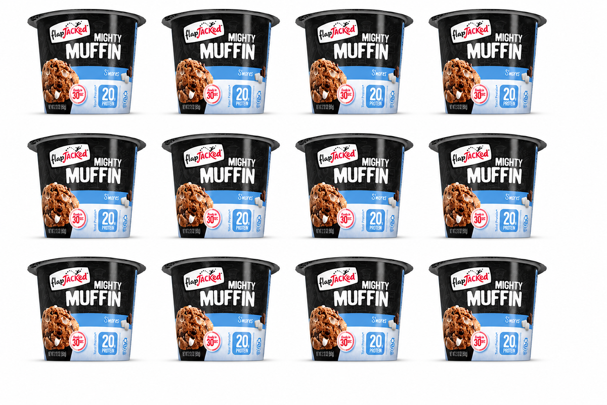 FlapJacked Mighty Muffins - S'mores, 12-Pack