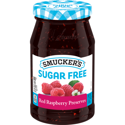 Smuckers Sugar Free Preserves - Red Raspberry 12.75 oz