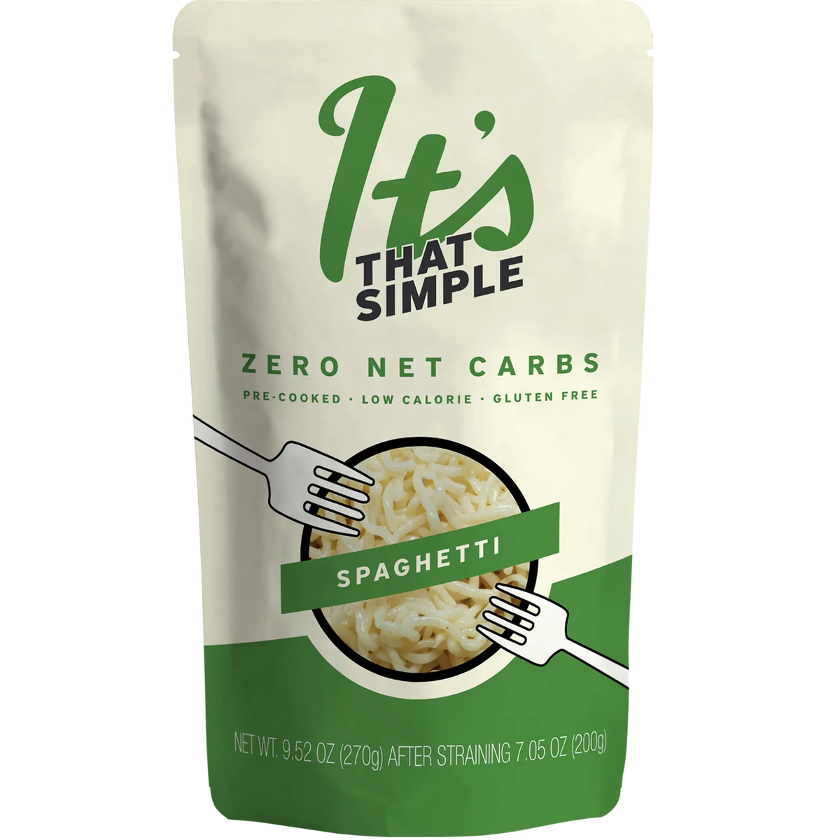 It's That Simple Konjac Pasta (9.52oz) - 1-Pack, Spaghetti