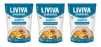 Liviva Organic Shirataki Pasta with Oat Fiber, 18.34 oz - Spaghetti, 3 Bags