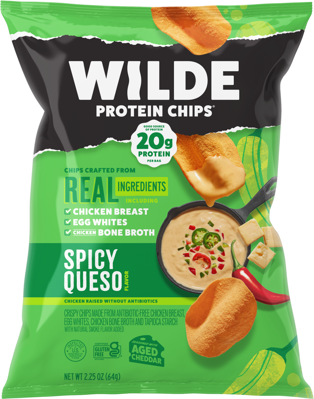 Wilde Chicken Chips - Spicy Queso