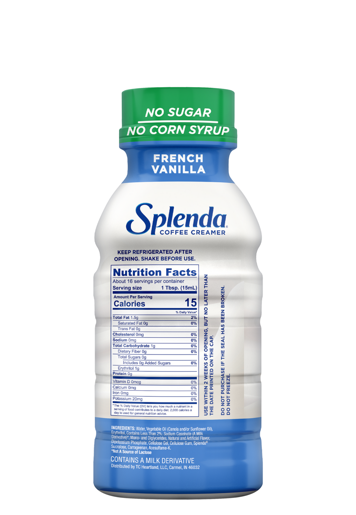 Splenda Coffee Creamer, 8 oz - French Vanilla