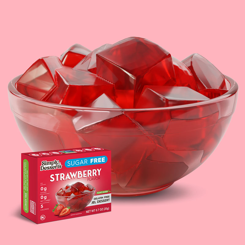 Simply Desserts Sugar Free Jel Dessert - Strawberry (0.7oz)