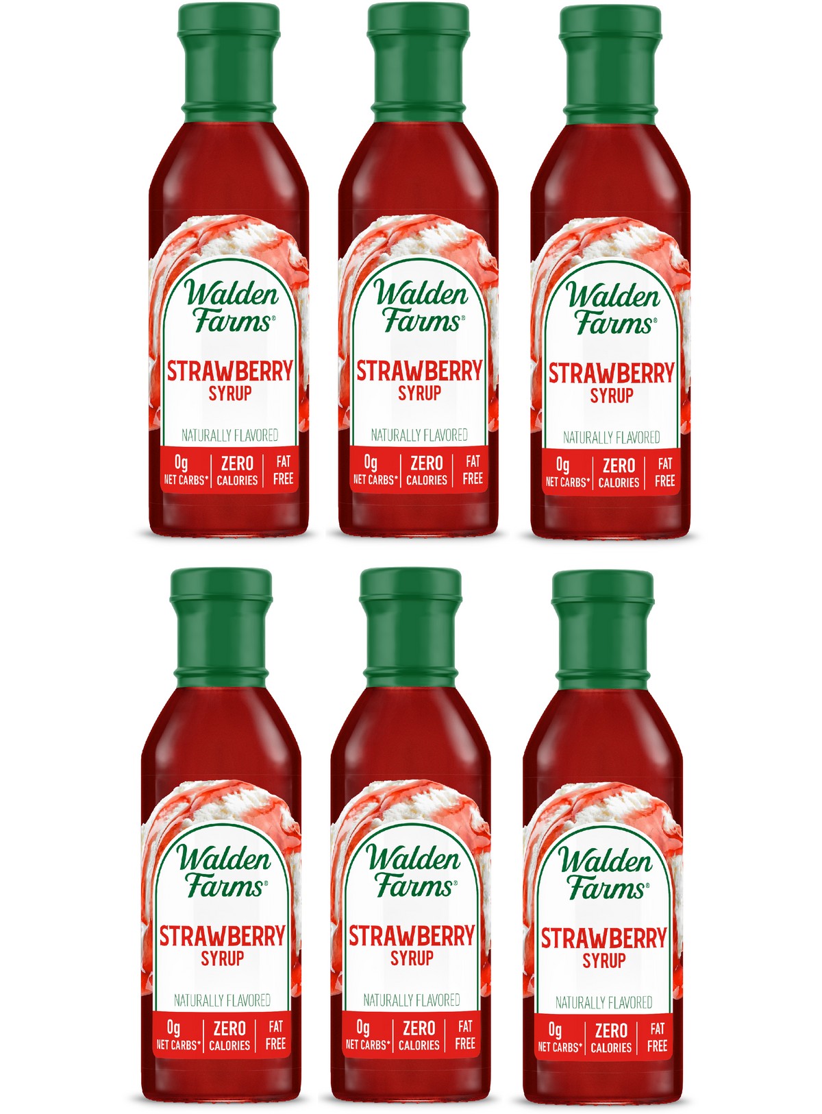 Walden Farms Syrup, 12 fl oz, Strawberry / case of 6.