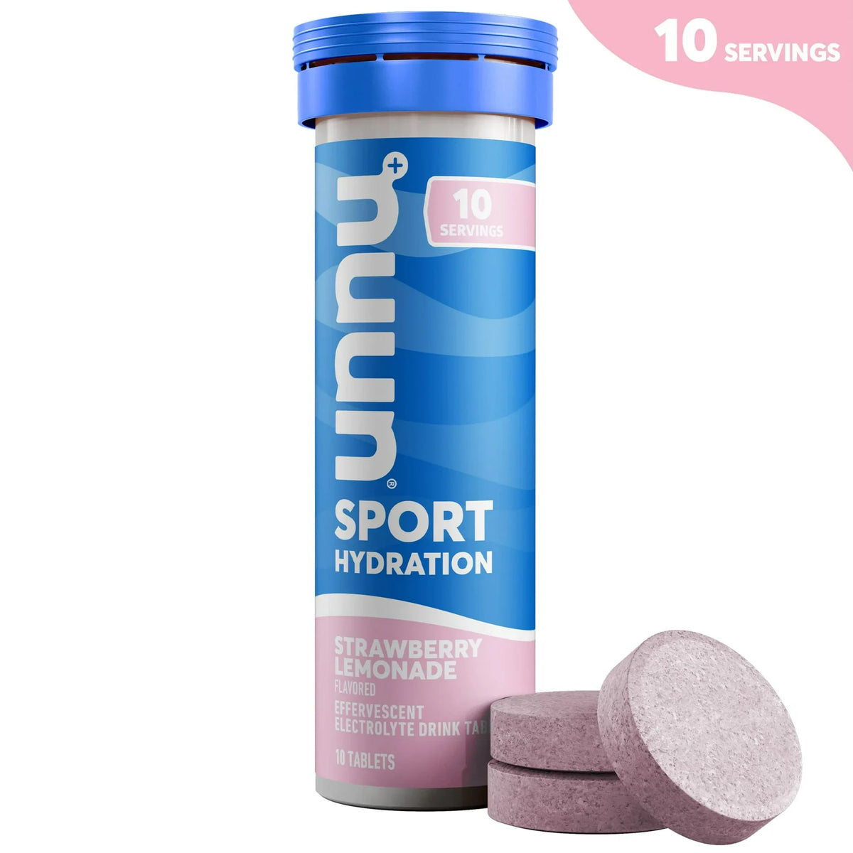 Nuun Sport Hydration Strawberry Lemonade tube