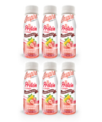Inspire 30g Whey & Collagen Complete Protein Power Pro Shots - Strawberry Lemonade - 6-Pack