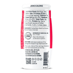 A bottle of zero-calorie sweetener featuring nutrition facts, ingredients, and usage directions, prominently displaying "ZERO CALORIE" on the front label.