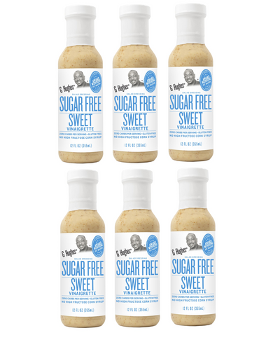 G Hughes Smokehouse Sugar Free Salad Dressing (12 fl oz) - Sweet Vinaigrette 6 Bottles