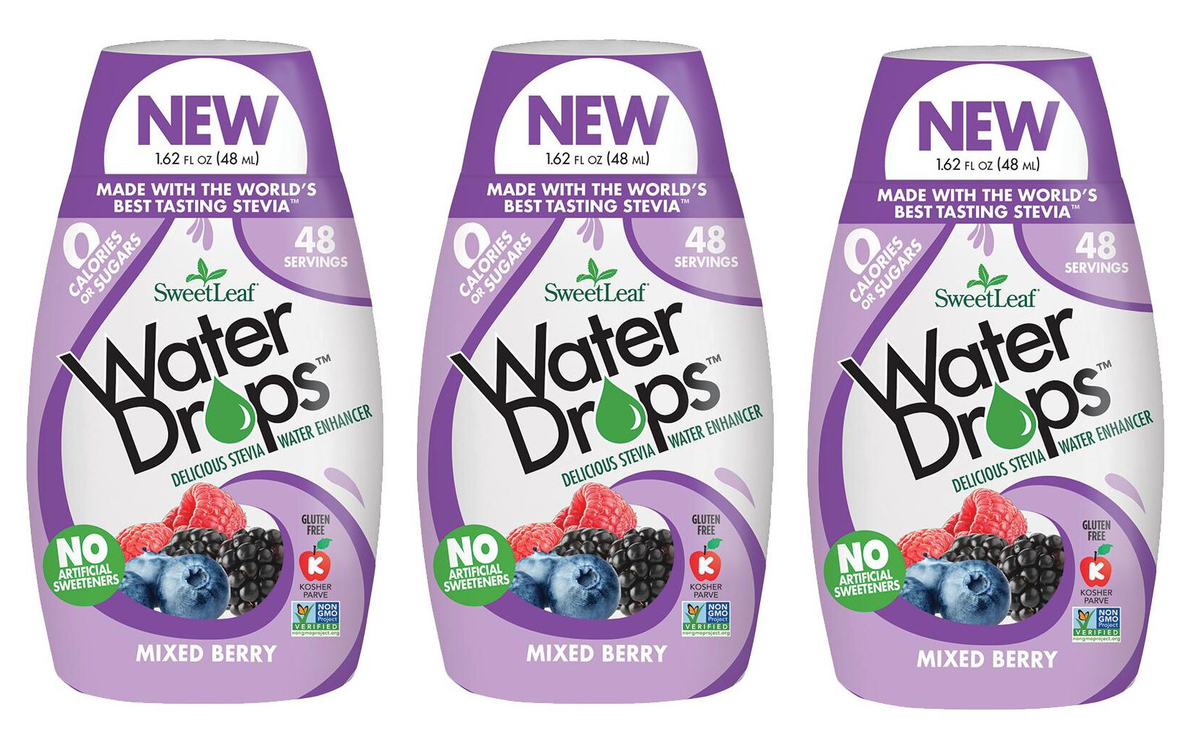 SweetLeaf Water Drops Water Enhancer - Mixed Berry 3-Pack