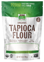 NOW Tapioca Flour 16 oz. product package