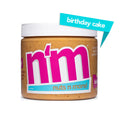 Crema de Cacahuate Proteica Nuts 'n More, Sabor Pastel de Cumpleaños 16 oz.