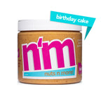 Crema de Cacahuate Proteica Nuts 'n More, Sabor Pastel de Cumpleaños 16 oz.