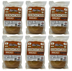 Six packages of ThinSlim Foods Plain Thin Sliced Zero Net Carb Bread.