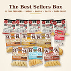 The Best Sellers Box: 12 full packages of ThinSlim bread, bagels, Impastable pasta and pizza crust