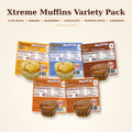 Xtreme Muffins Variety Pack: Banana, Blueberry, Chocolate, Pumpkin Spice and Cinnamon