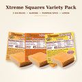 Xtreme Squares Variety Pack: Almond, Pumpkin Spice and Lemon
