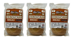 Three packages of ThinSlim Foods Plain Thin Sliced Zero Net Carb Bread.