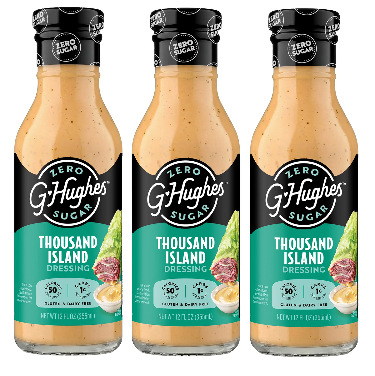 G Hughes Smokehouse Sugar Free Salad Dressing (12 fl oz) - Thousand Island