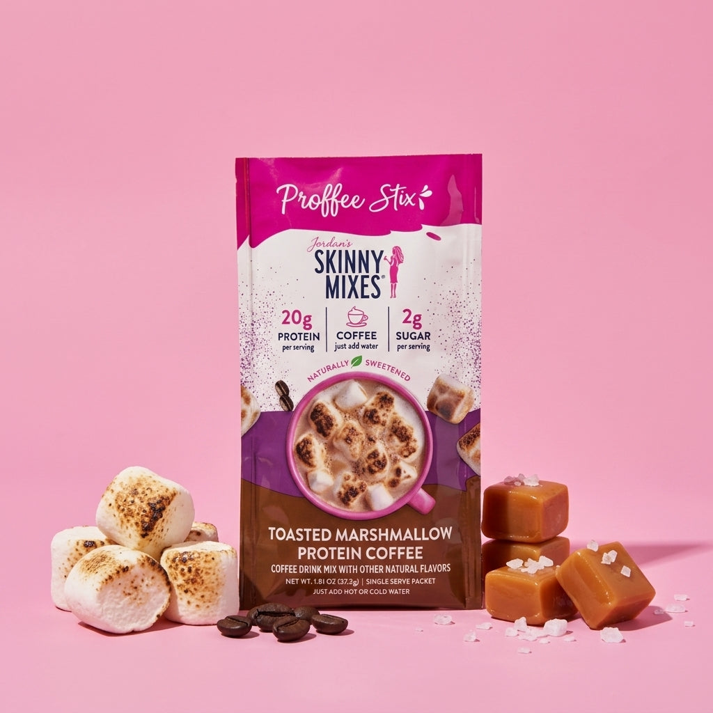 Jordan's Skinny Mixes Proffee Stix, 6 packets - Toasted Marshmallow