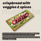 Maszfita Gluten Free Crispbread, 3.5 oz - With Veggies & Spices