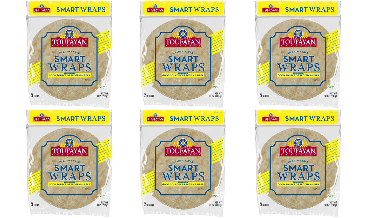 Toufayan Bakeries Smart Wraps - 6-Pack