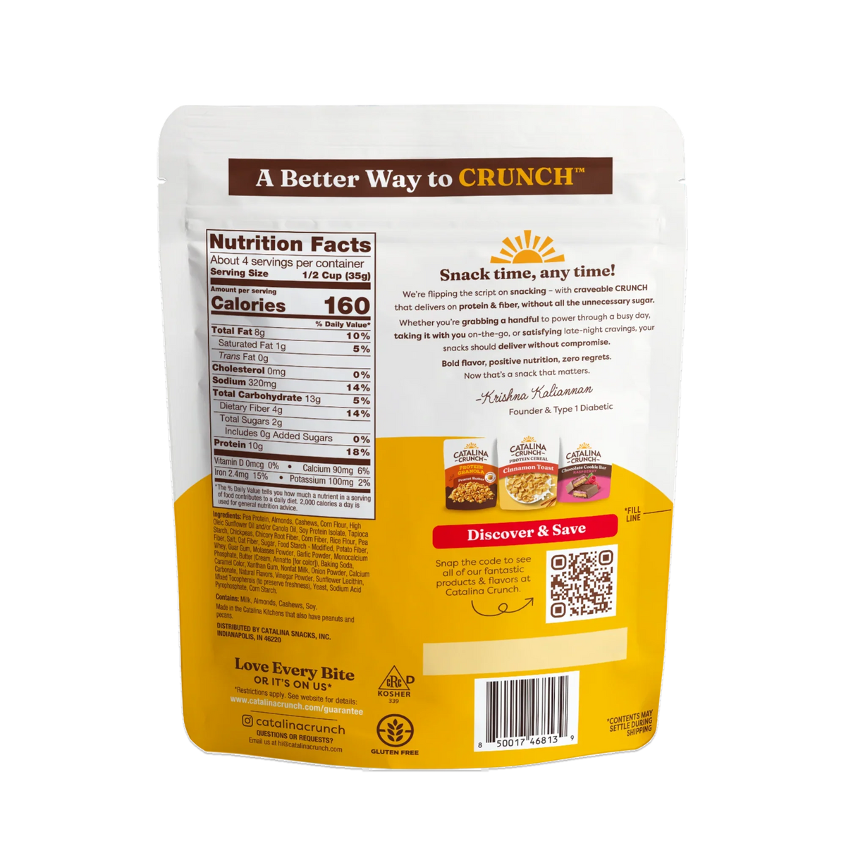 Catalina Crunch Protein Snack Mix - Traditional, 5.25 oz