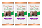 Russell Stover Sugar Free Chocolate Bar - Dark Chocolate Truffle 3 Bars