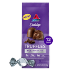 Front package of Atkins Nutritionals Endulge Candy Bars, Milk Chocolate Truffles, 12 ct