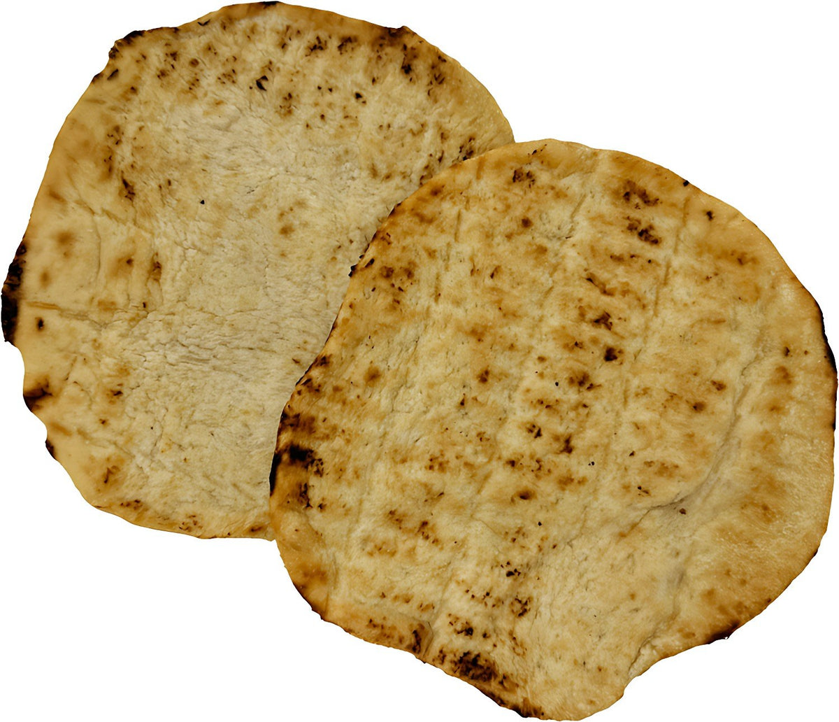 Two small ThinSlim Foods thin pizza crusts on a white background.