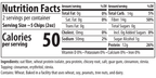 ThinSlim Foods Xtreme Bagel Slices Cinnamon and Sweet nutrition facts, serving size, ingredients, and allergen information.
